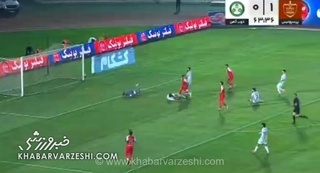 گلزنی پورعلی گانه؛ پرسپولیس 2 - ذوب آهن 0