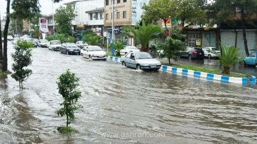 سیلاب در مازندران؛ آبگرفتگی معابر و اختلال در زندگی مردم
