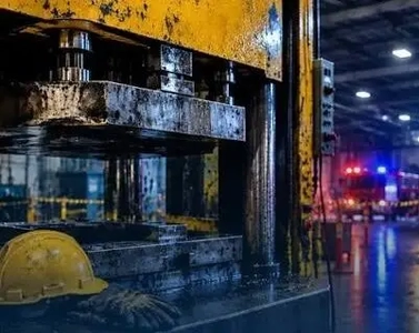 مرگ دلخراش کارگر بیرجندی در حادثه پرس کارتن