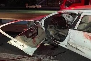 حادثه مرگبار در بزرگراه استاد شهریار تبریز؛ جان باختن راننده ۲۰ ساله در پی برخورد شدید خودرو مگان