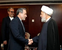 دیدار معاون رئیس مجلس اعلای اسلامی شیعیان لبنان با عراقچی در تهران