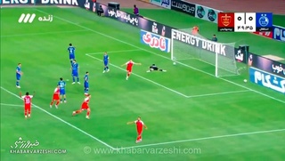 گلزنی محمدمهدی محبی در دربی ۱۰۷؛ پرسپولیس پیش افتاد