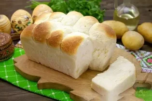 نان سیب‌زمینی روسی بافتی نرم