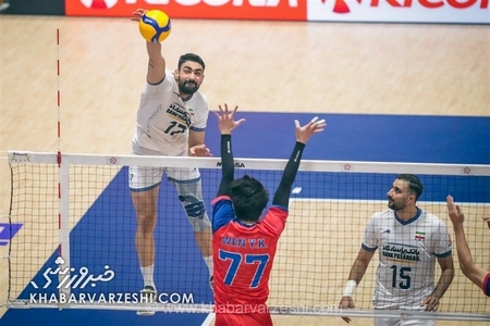 پیروزی والیبال ایران مقابل چین تایپه و صعود به نیمه‌نهایی آسیا