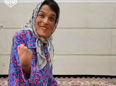 فاطمه حمامی، هنرمند توان‌یاب، نقاشی جدید از یاسر آسانی