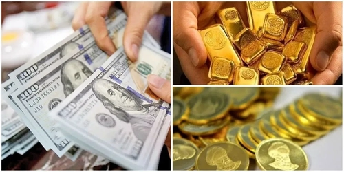 افزایش قیمت دلار و کاهش قیمت طلا در معاملات امروز
