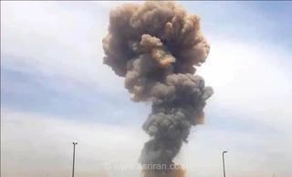 آتش‌سوزی گسترده در محوطه بندر بیروت