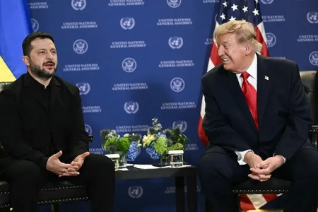 دیدار زلنسکی و ترامپ در حاشیه مجمع عمومی سازمان ملل