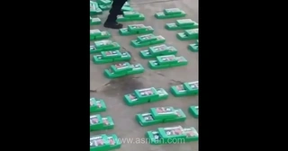 کشف ۴۶۹ کیلوگرم کوکائین در اکوادور با بسته‌بندی منقش به تصویر ارلینگ هالند