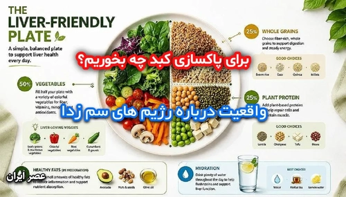 پاکسازی کبد: کدام رژیم‌ها واقعیت دارند و کدام‌ها خیر؟