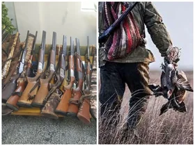 کشف و ضبط سلاح‌ها و تجهیزات شکارچیان متخلف در مازندران