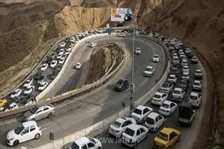 ترافیک سنگین در محور چالوس؛ وضعیت تردد در سایر جاده‌های کشور و مرزهای زمینی روان گزارش شد