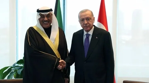 دیدار اردوغان و ولیعهد کویت در حاشیه مجمع عمومی سازمان ملل
