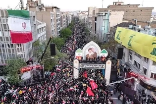 تشییع پیکر رهبر شهید از قم تا جمکران