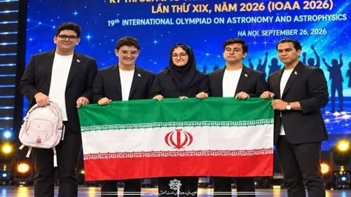 تبریک رئیس شورای هماهنگی تبلیغات به تیم ملی المپیاد نجوم و اخترفیزیک