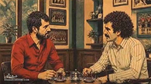 هم‌نشینی اسطوره‌های فوتبال ایران؛ پروین، جهانی، قایقران و پیوس در کافه
