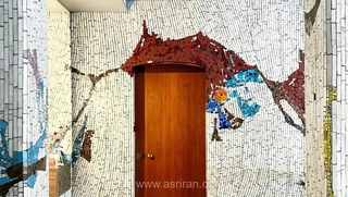 سفر به دنیای هنر مدرن؛ نگاهی به شاهکار موزاییک‌کاری اگی ولترانی در کاخ تاریخی خبرنگاران تورین