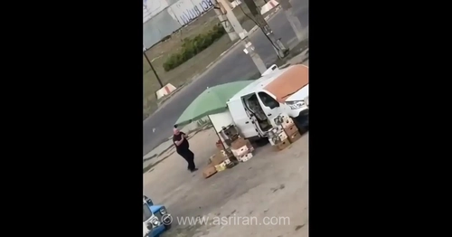 پهپاد روسی در خرسون اوکراین به یک فروشنده میوه حمله کرد