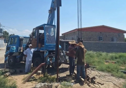 بازسازی چاه آب شرب قرنجیک گمیشان و تقویت ظرفیت تامین آب