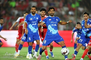 جنجال رد شدن توپ از خط دروازه پرسپولیس در دیدار مقابل استقلال خوزستان +عکس