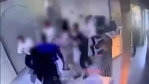 حمله با چاقو به نگهبانان بیمارستان مدنی کرج توسط همراهان بیمار