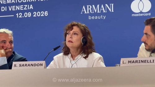 سوزان ساراندون: به دلیل حمایت از فلسطین همچنان نقش‌های سینمایی را از دست می‌دهم