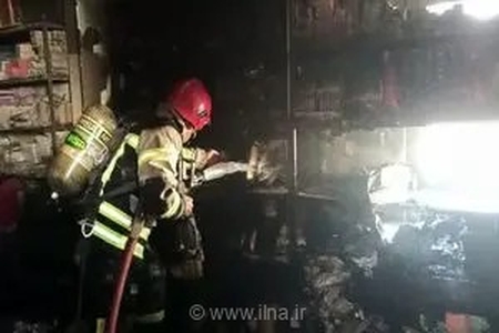 مهار حادثه آتش‌سوزی یک واحد نانوایی در کمربندی شمالی شهر اراک