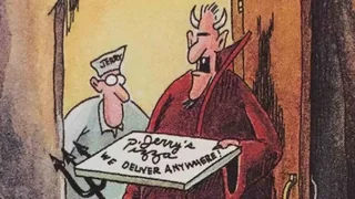 ۶ کمیک تاریک و خنده‌دار «Far Side» با حضور شیطان