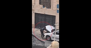 تصاویر تکان‌دهنده از سرقت لوازم گران‌قیمت پژو ۲۰۶ در پایتخت؛ سارقان در ساعات اولیه صبح دست به کار شدند