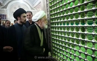 حضور مهدی کروبی در حرم امام خمینی؛ ادای احترام به بنیانگذار انقلاب
