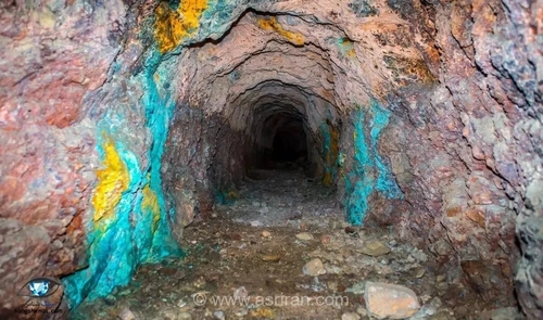 تصویری از معدن فیروزه نیشابور در دوران قاجار