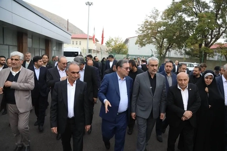 بازدید وزیر اقتصاد از بازارچه مرزی ساری‌سو
