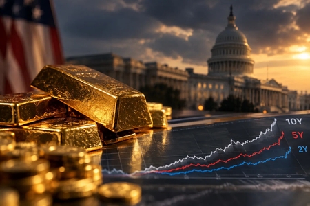 بازار طلا تحت فشار دلار و اوراق قرضه آمریکا؛ آیا سقوط اونس محتمل است؟