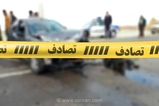 تصادف مرگبار در جاده ساوه - تهران؛ ۳ کشته و ۲ مصدوم
