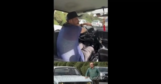 بازگشت به خانه به دوش؛ رانندگی صادقی با ماشین آقا ماشاالله
