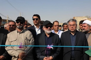 افتتاح پل جعفرآباد آبژدان در اندیکا با حضور استاندار خوزستان