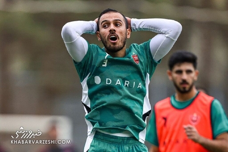 بازگشت جلالی به تمرینات پرسپولیس با احتیاط کادر فنی