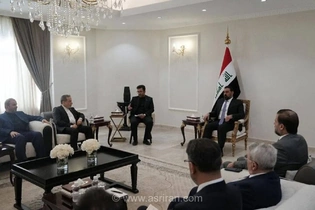 دیدار سید عباس عراقچی با هیبت الحلبوسی رئیس مجلس عراق
