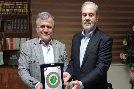 دیدار دبیرکل حزب موتلفه اسلامی با رئیس دفتر حزب‌الله لبنان در تهران