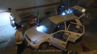 هدف قرار گرفتن پاسگاه پلیس ترکیه با پهپاد در ترابزون