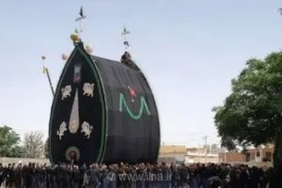 آئین ۲۰۰ ساله پیاده‌روی و نخل‌برداری شهیدیه میبد در مسیر ثبت ملی قرار گرفت