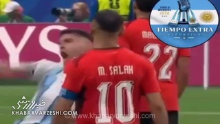ویدیو| خوشحالی جنجالی رومرو برای رفتن روی مخ محمد صلاح!