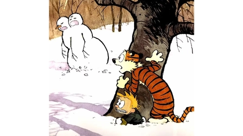 ۳۴ سال پس از آن، خط ناب‌ترین 'Calvin and Hobbes' هابز هنوز یک نقل‌قول کامل کمیک استریپ است