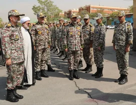 بازدید فرمانده پدافند هوایی ارتش از مرکز آموزشی صاحب‌الزمان(عج)