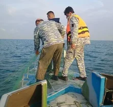 کشف و ضبط ادوات صید غیرمجاز در مازندران