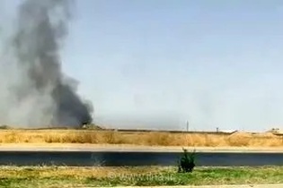 آتش‌سوزی گسترده در پایگاه هوایی کرکوک؛ تیم‌های امدادی برای مهار حریق و ارزیابی خسارات وارد عمل شدند