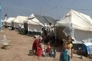 آتش‌سوزی گسترده در اردوگاه آوارگان شاریا در دهوک عراق