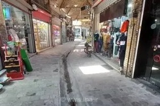 آغاز عملیات مرمت اضطراری بام بازار تاریخی شاهرود برای مقابله با نفوذ رطوبت و حفظ اصالت بنا