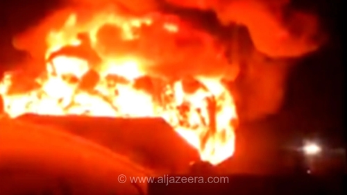 حمله پهپادی به نیروگاه برق در نزدیکی بزرگ‌ترین پالایشگاه نفت لیبی در شهر زاویه