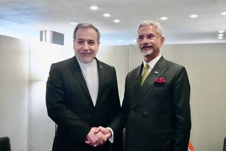 دیدار عراقچی و جایشانکار در حاشیه مجمع عمومی سازمان ملل